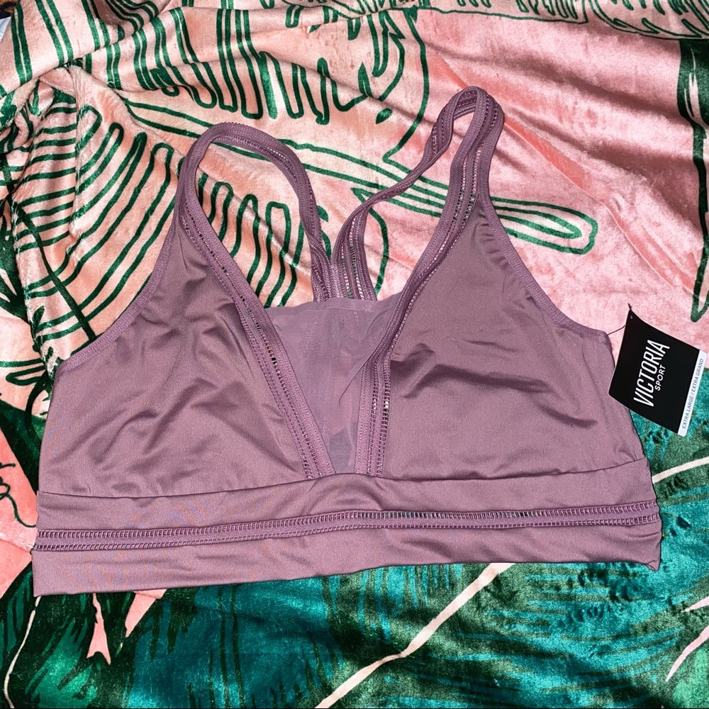 NWT Victoria’s Secret Dusty Purple Sports Bra